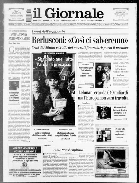 Il giornale : quotidiano del mattino